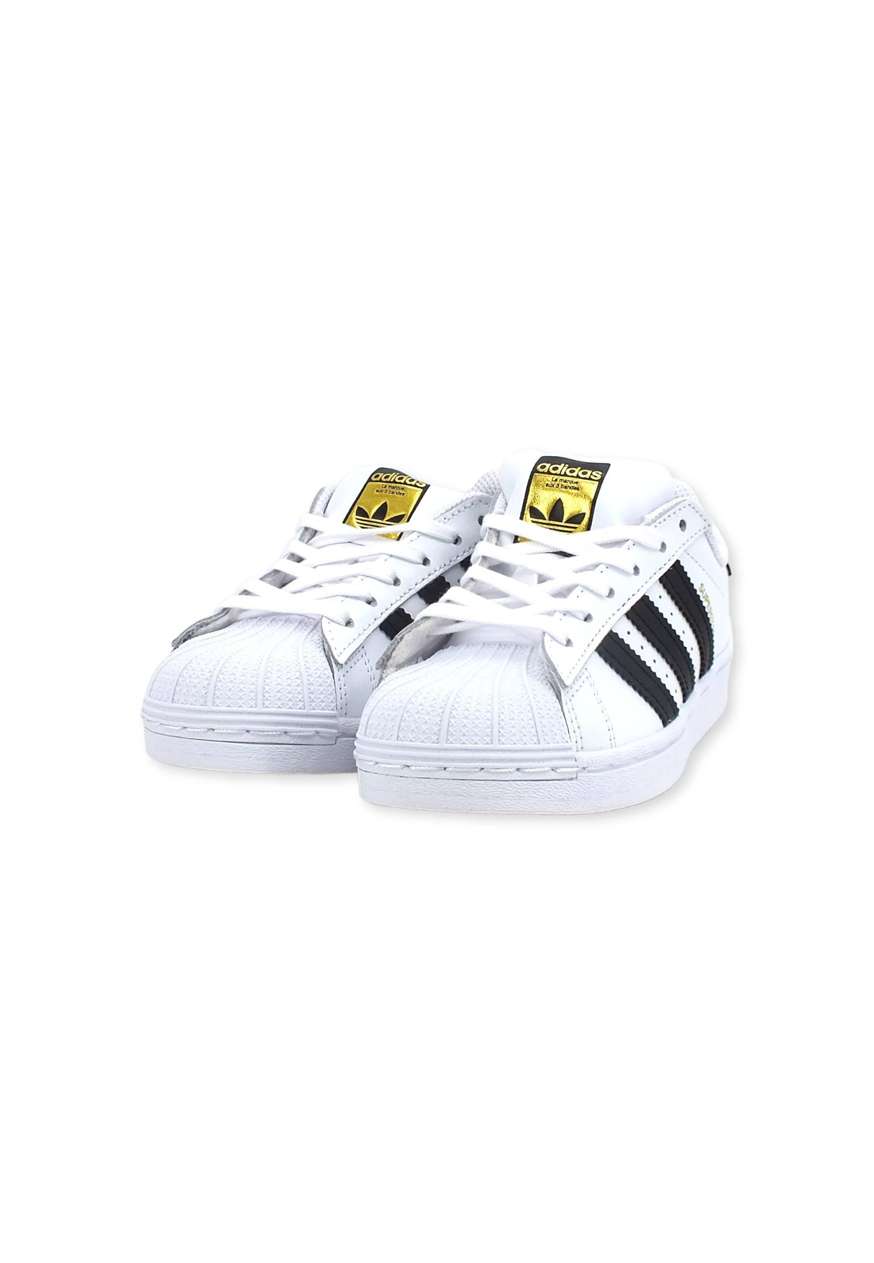 ADIDAS Superstar Sneaker Bimbo White Black FU7714 - Sandrini Calzature e Abbigliamento