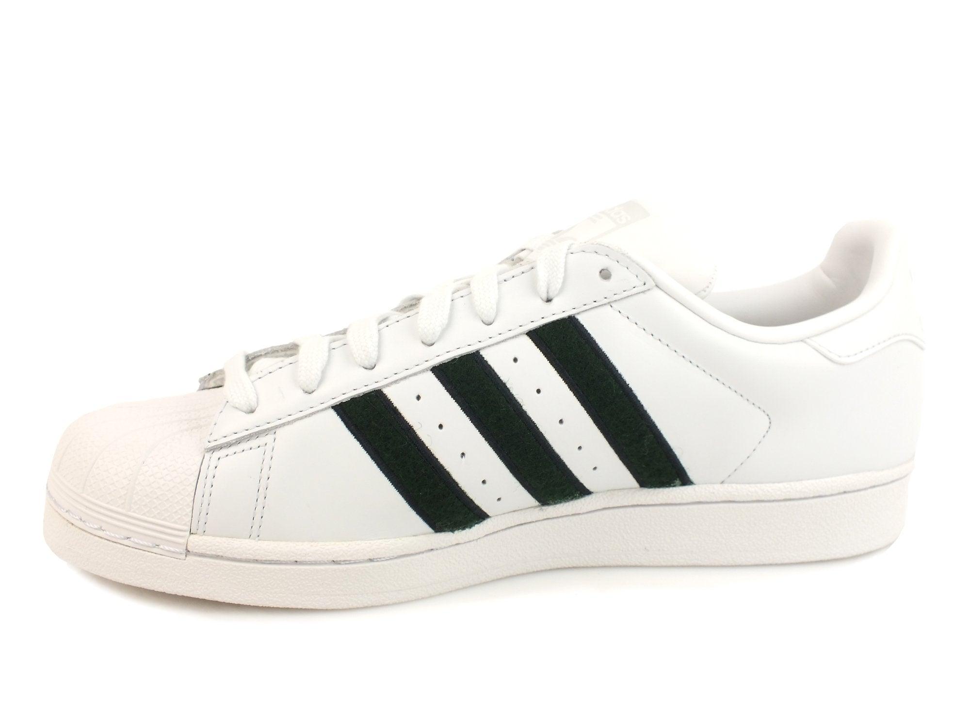 ADIDAS Superstar Sneakers White Green CM8073 - Sandrini Calzature e Abbigliamento