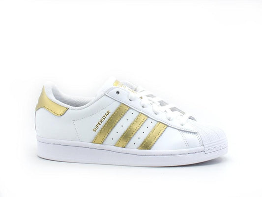 ADIDAS Superstar W Sneaker White Gold Metal FX7483 - Sandrini Calzature e Abbigliamento
