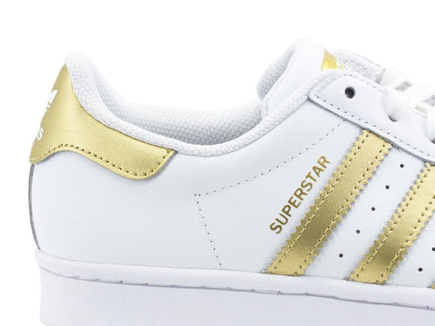 ADIDAS Superstar W Sneaker White Gold Metal FX7483 - Sandrini Calzature e Abbigliamento