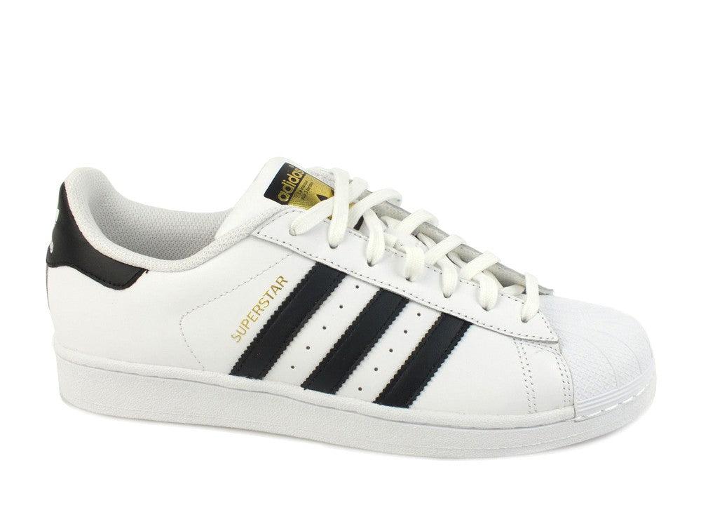 ADIDAS Superstar White Black C77124 - Sandrini Calzature e Abbigliamento