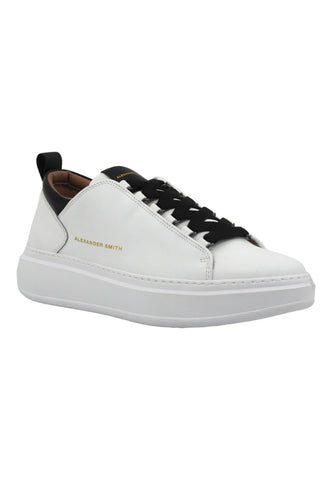 ALEXANDER SMITH Wembley Sneaker Uomo White Black WYM2260 - Sandrini Calzature e Abbigliamento