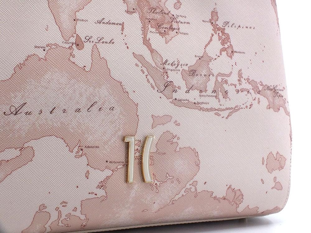 ALVIERO MARTINI 1° CLASSE Borsa Hand Bag Geo Beige Pink GS57-9733 - Sandrini Calzature e Abbigliamento