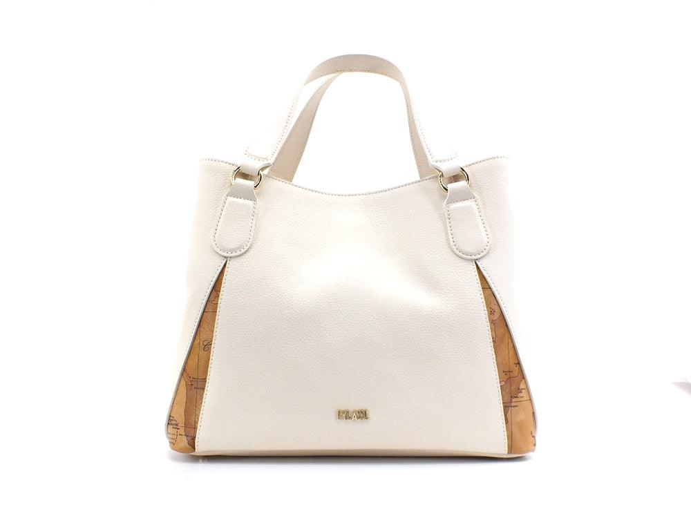ALVIERO MARTINI 1° CLASSE Borsa Hand Bag Geo Bianco Marble Col GS68-8587 - Sandrini Calzature e Abbigliamento