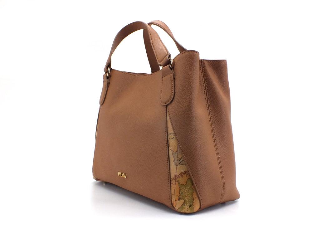 ALVIERO MARTINI 1° CLASSE Borsa Hand Bag Geo Brown Tobacco GS68-8587 - Sandrini Calzature e Abbigliamento