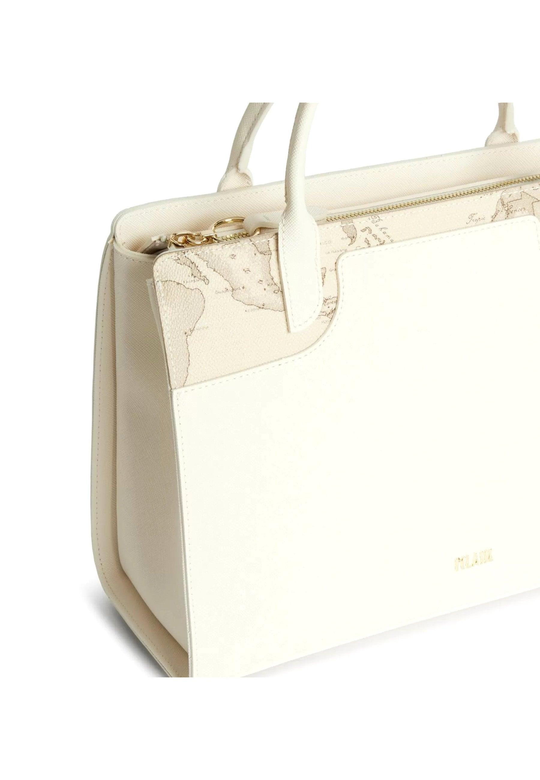 ALVIERO MARTINI 1° CLASSE Borsa Large Hand Bag White Cotton GU87-S407 - Sandrini Calzature e Abbigliamento
