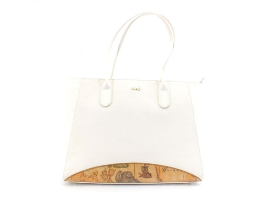 ALVIERO MARTINI 1° CLASSE Borsa Large Shopping Bag Bianco Marble Col GS24-9407 - Sandrini Calzature e Abbigliamento