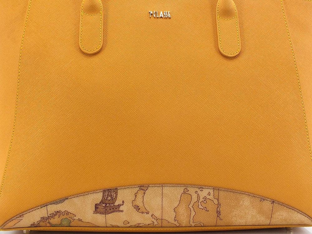 ALVIERO MARTINI 1° CLASSE Borsa Large Shopping Bag Saffron Yellow GS24-9407 - Sandrini Calzature e Abbigliamento