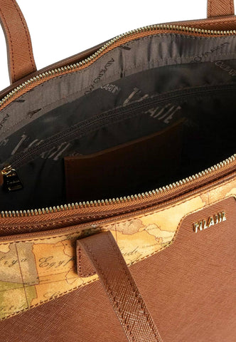 ALVIERO MARTINI 1° CLASSE Borsa Large Shopping Chestnut GV69-9407 - Sandrini Calzature e Abbigliamento