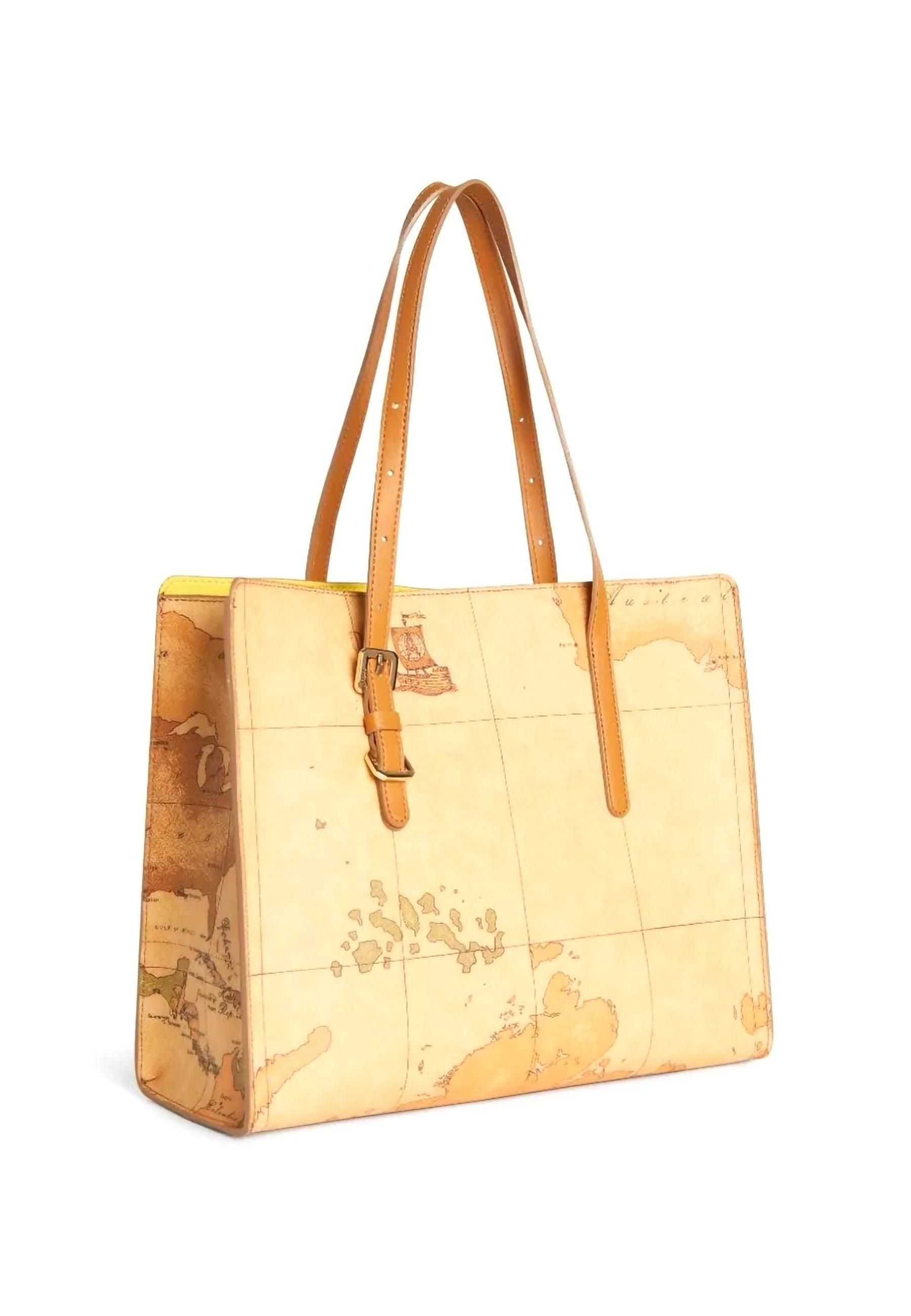 ALVIERO MARTINI 1° CLASSE Borsa Shopping Con Pochette Geo Natural GU58-S600 - Sandrini Calzature e Abbigliamento
