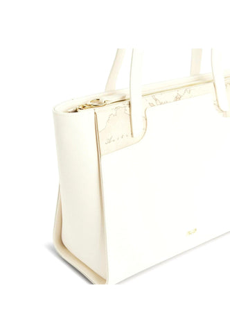 ALVIERO MARTINI 1° CLASSE Borsa Shopping Large White Cotton GU89-S407 - Sandrini Calzature e Abbigliamento