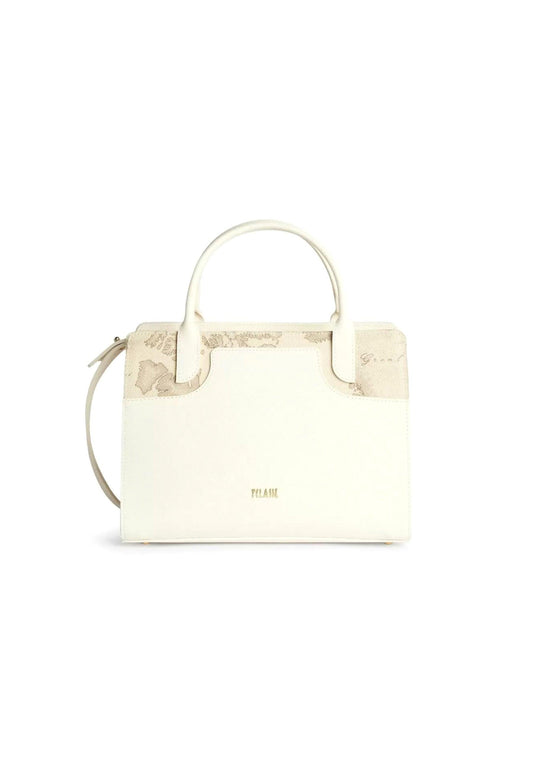 ALVIERO MARTINI 1° CLASSE Borsa Small Hand Bag White Cotton GU88-S407 - Sandrini Calzature e Abbigliamento
