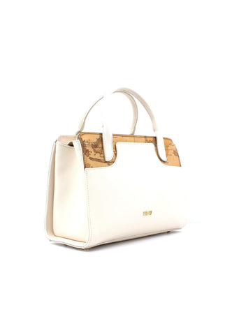 ALVIERO MARTINI 1° CLASSE Borsa Small White Cotton GU88-9407 - Sandrini Calzature e Abbigliamento