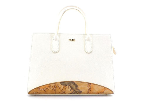 ALVIERO MARTINI 1° CLASSE Borsa Tracolla Bianco Marble Col GS21-9407 - Sandrini Calzature e Abbigliamento