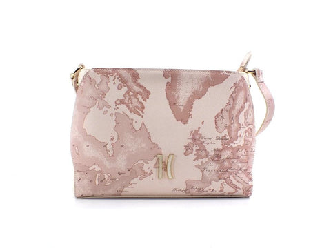 ALVIERO MARTINI 1° CLASSE Borsa Tracolla Geo Beige Rosa GS60-9733 - Sandrini Calzature e Abbigliamento