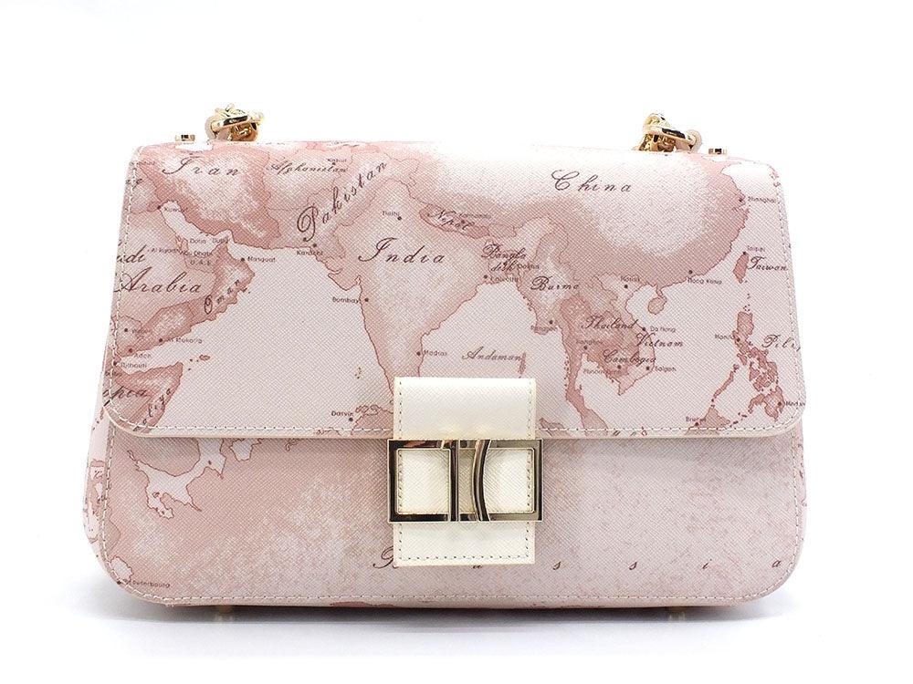 ALVIERO MARTINI 1° CLASSE Borsa Tracolla Geo Pink Beige GS82-T733 - Sandrini Calzature e Abbigliamento