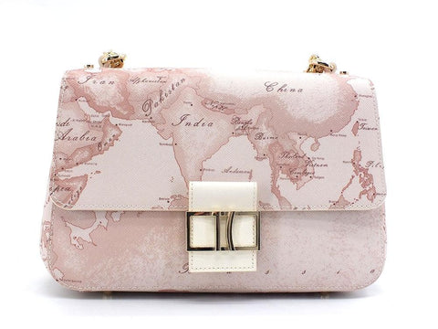 ALVIERO MARTINI 1° CLASSE Borsa Tracolla Geo Pink Beige GS82-T733 - Sandrini Calzature e Abbigliamento