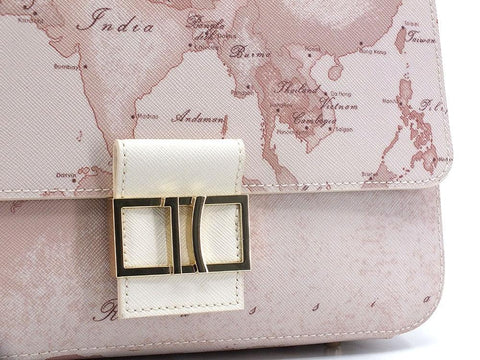 ALVIERO MARTINI 1° CLASSE Borsa Tracolla Geo Pink Beige GS82-T733 - Sandrini Calzature e Abbigliamento