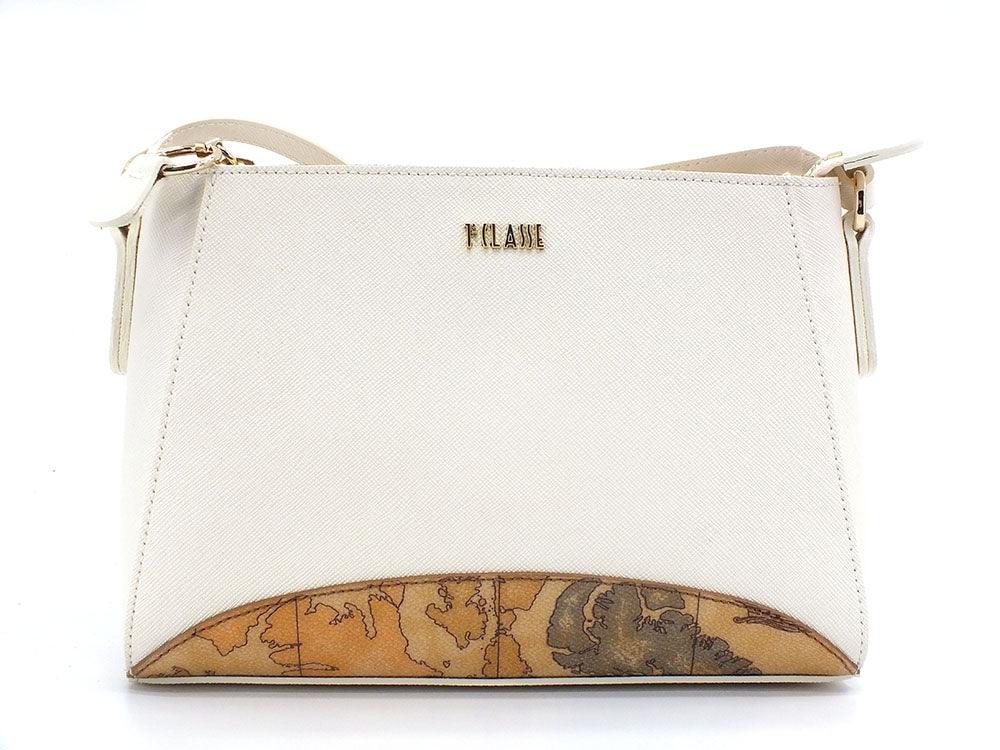 ALVIERO MARTINI 1° CLASSE Borsa Tracolla Small Geo Bianco Marble Col GS27-9407 - Sandrini Calzature e Abbigliamento