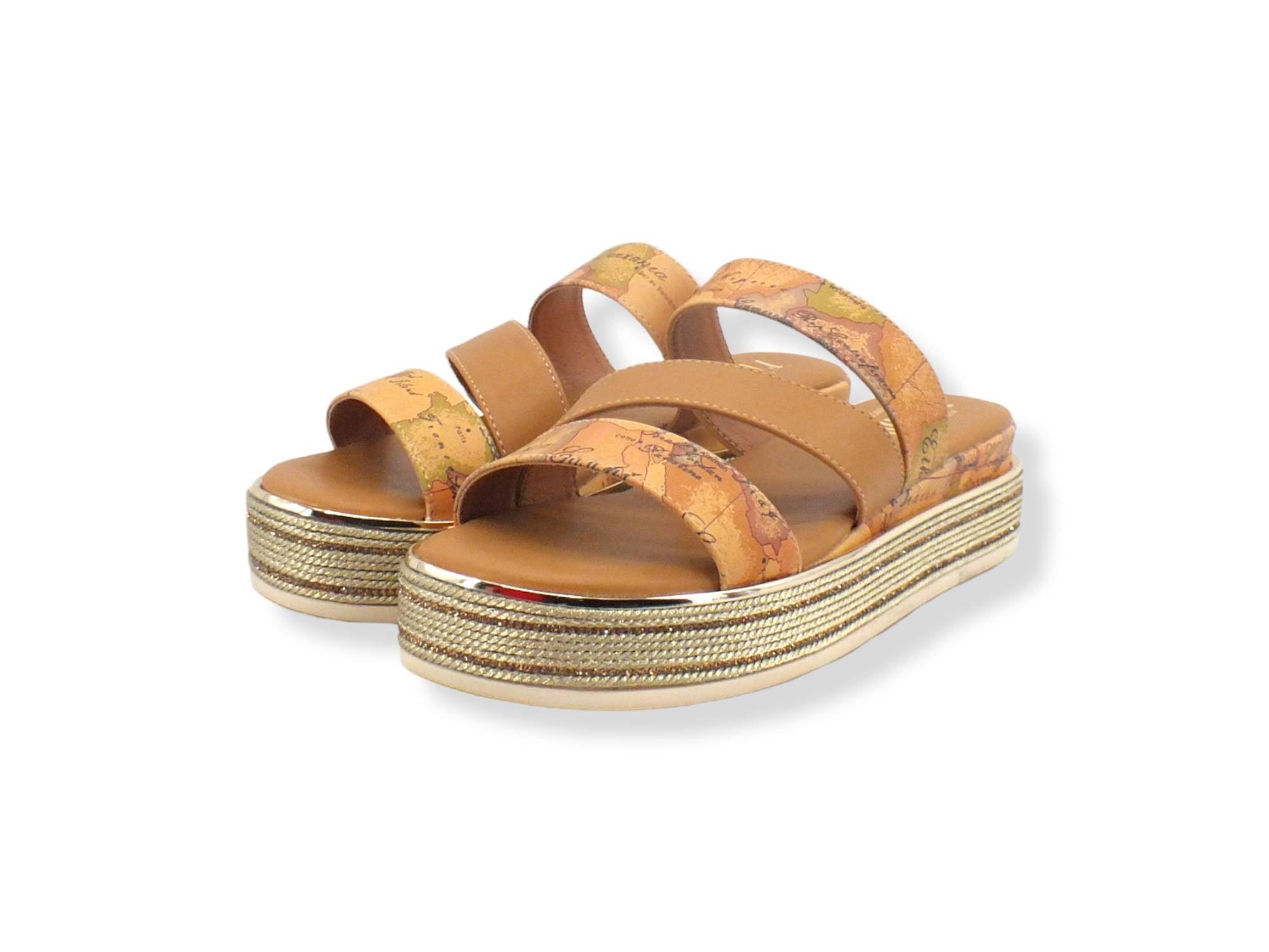 ALVIERO MARTINI 1° CLASSE Ciabatta Corda Beige Geo N1191-0326 - Sandrini Calzature e Abbigliamento