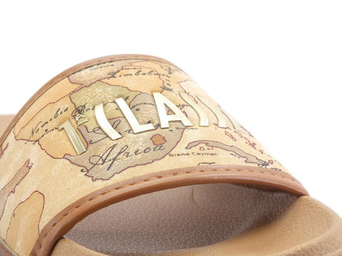 ALVIERO MARTINI 1° CLASSE Ciabatta Gomma Fascia Geo Beige N1196-0208 - Sandrini Calzature e Abbigliamento