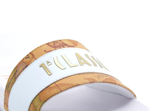 ALVIERO MARTINI 1° CLASSE Ciabatta Gomma Fascia Geo White Beige N1197-0193 - Sandrini Calzature e Abbigliamento