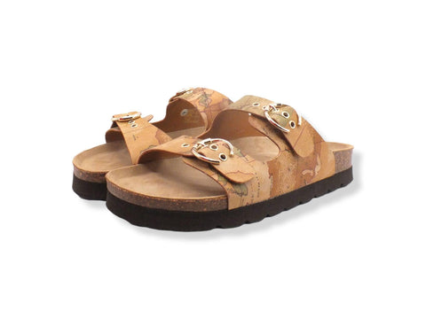 ALVIERO MARTINI 1° CLASSE Ciabatta Slipper Geo Beige Natural Z0212-9750 - Sandrini Calzature e Abbigliamento