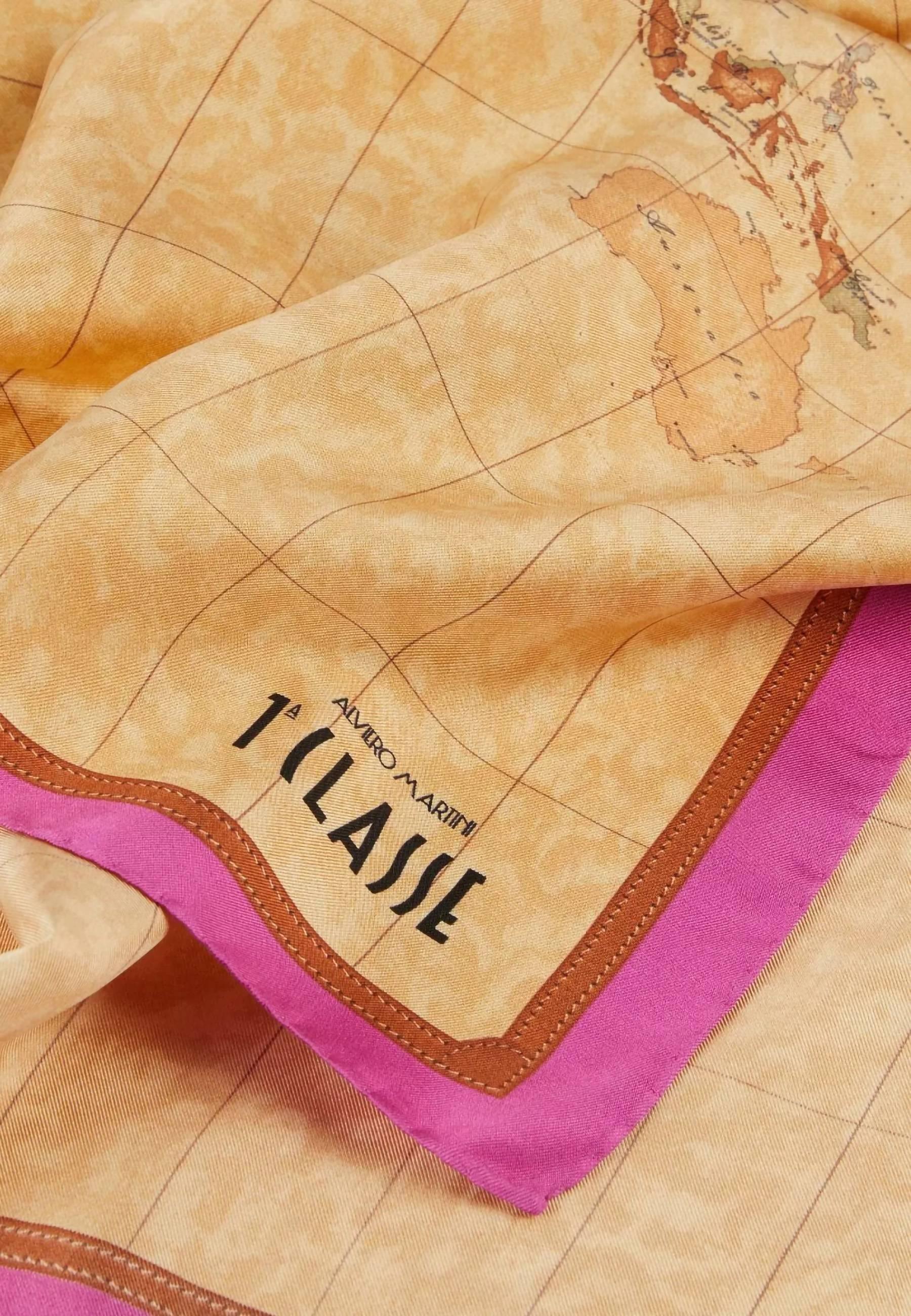 ALVIERO MARTINI 1° CLASSE Foulard Donna Fuxia Beige K3170-ALOE - Sandrini Calzature e Abbigliamento