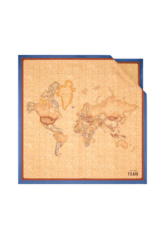 ALVIERO MARTINI 1° CLASSE Foulard Donna Indigo Beige K3170-ALOE - Sandrini Calzature e Abbigliamento