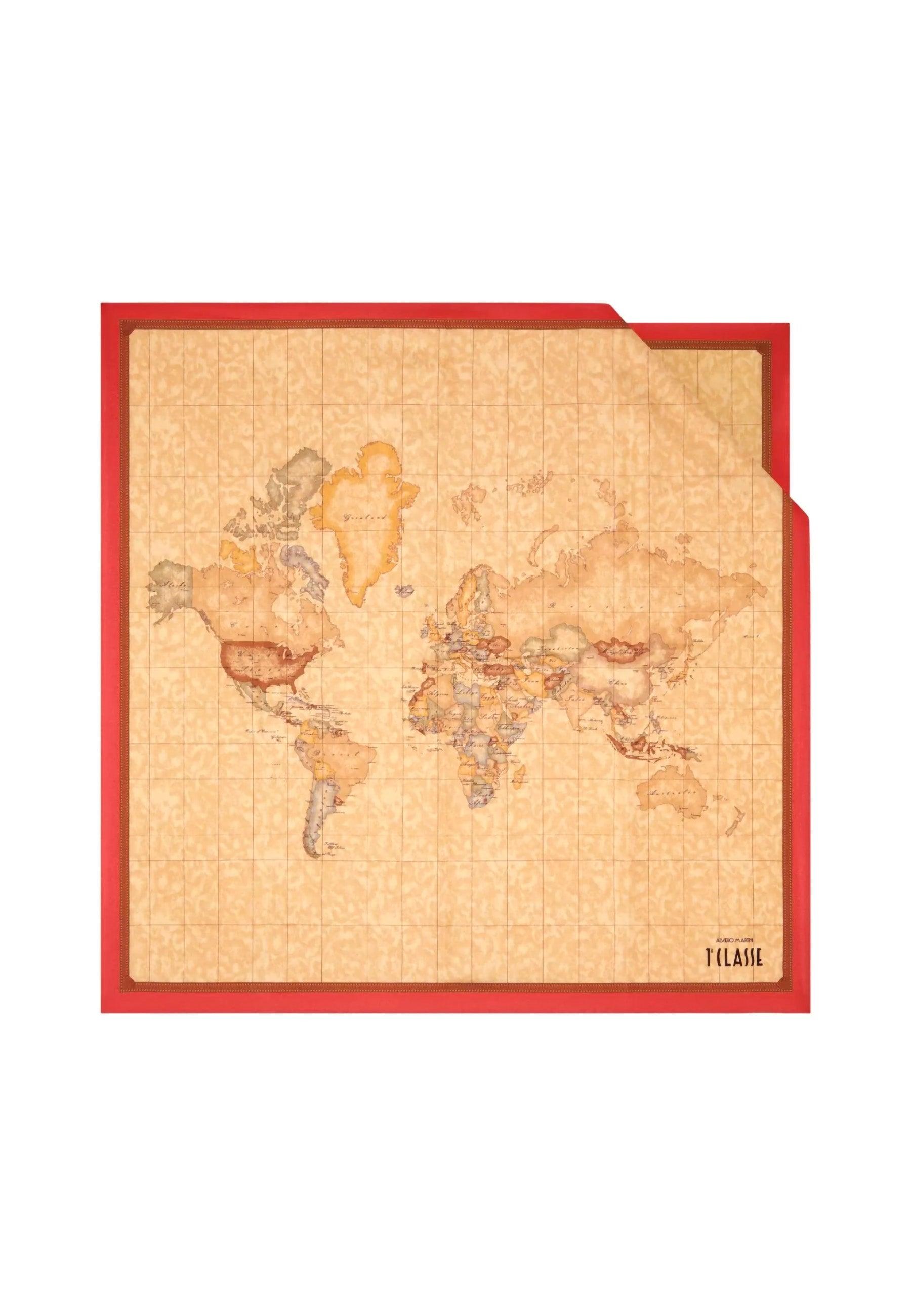 ALVIERO MARTINI 1° CLASSE Foulard Donna Scarlet Red Beige K3170-ALOE - Sandrini Calzature e Abbigliamento