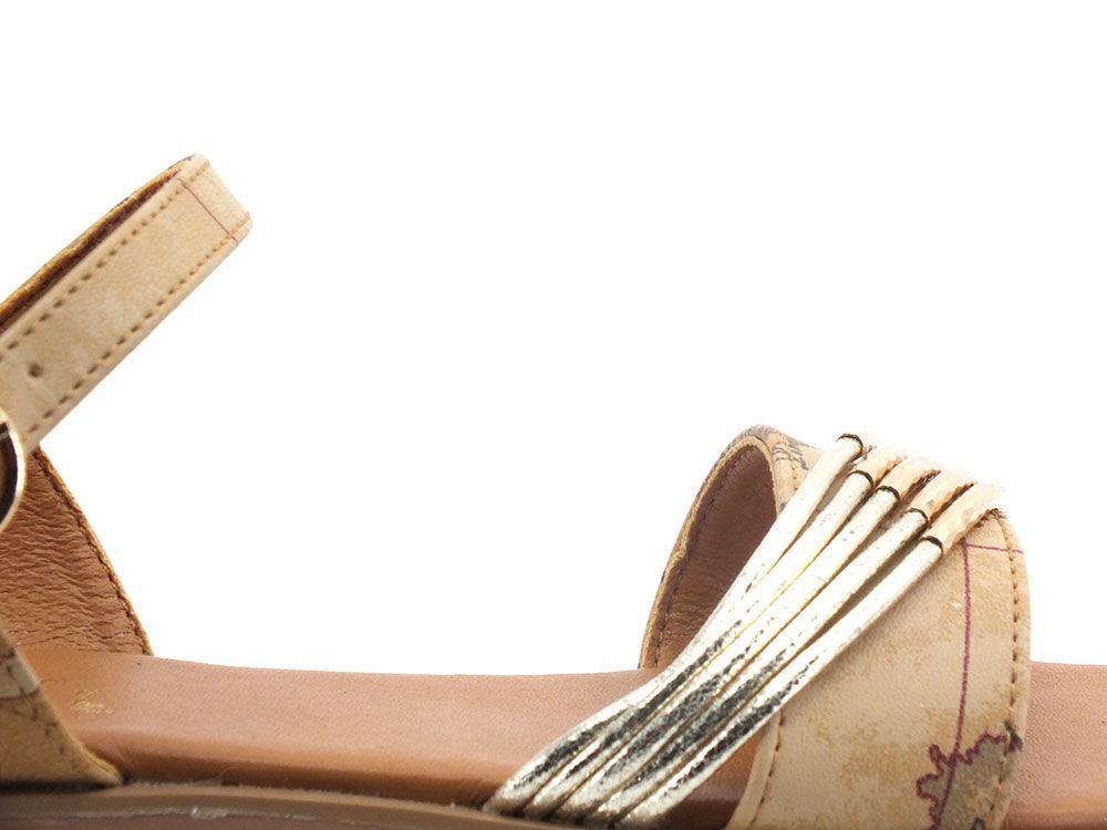 ALVIERO MARTINI 1° CLASSE Sandalo Flat Listini Geo Beige Natural Z0154-9750 - Sandrini Calzature e Abbigliamento