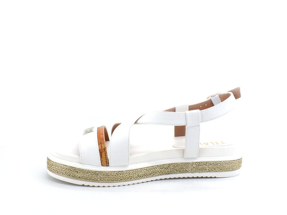 ALVIERO MARTINI 1° CLASSE Sandalo Listini White Beige Geo N1187-0326 - Sandrini Calzature e Abbigliamento