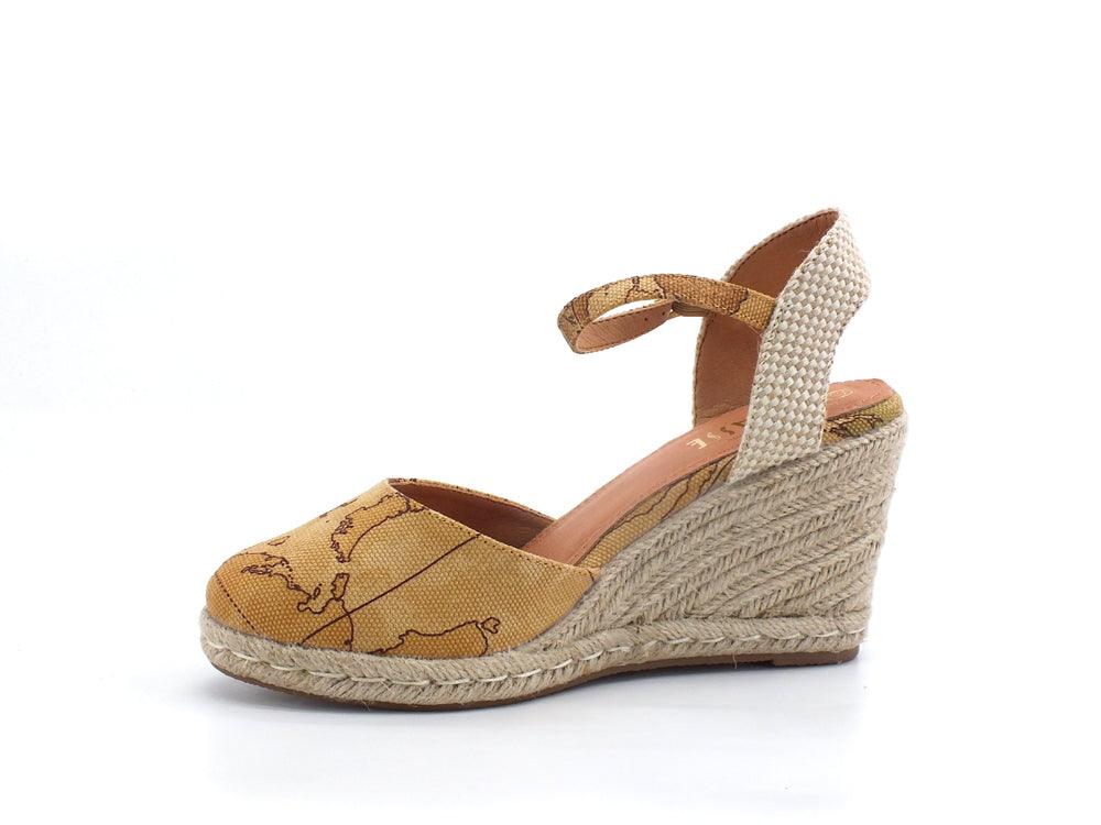 ALVIERO MARTINI 1° CLASSE Sandalo Zeppa Geo Natural Beige Z0202-9392 - Sandrini Calzature e Abbigliamento