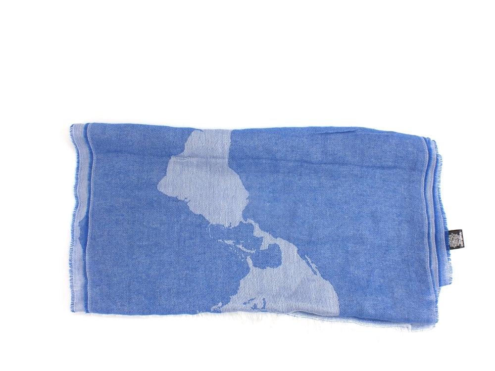 ALVIERO MARTINI 1° CLASSE Sciarpa Foulard 40*180 Geo Blue Tyrrherian S244-C213 - Sandrini Calzature e Abbigliamento