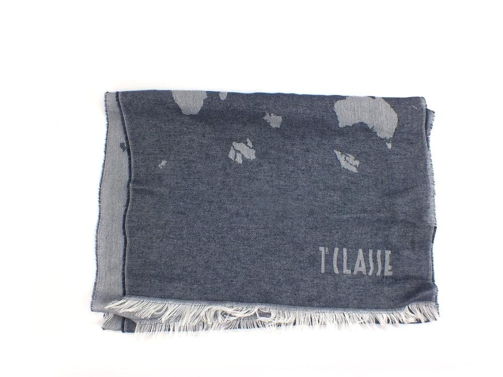 ALVIERO MARTINI 1° CLASSE Sciarpa Foulard 40*180 Geo Navy Blue S244-C213 - Sandrini Calzature e Abbigliamento