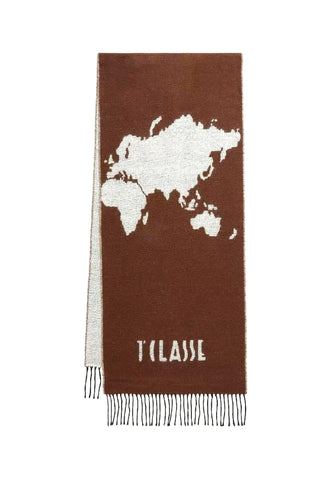 ALVIERO MARTINI 1° CLASSE Sciarpa Geo Donna Dark Brown KS378-1623 - Sandrini Calzature e Abbigliamento