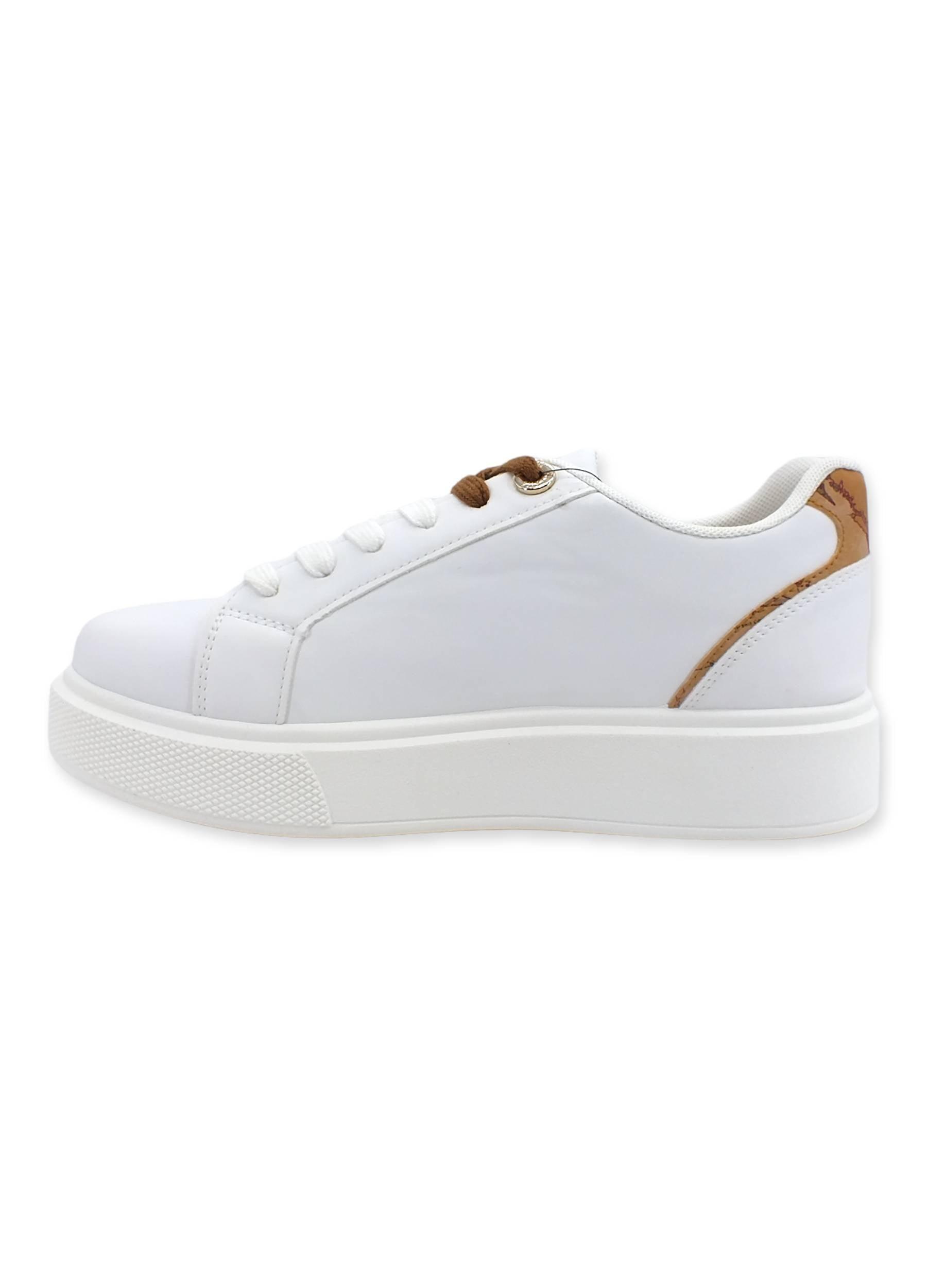 ALVIERO MARTINI 1° CLASSE Sneaker Banda Geo Donna White Z0393-201H - Sandrini Calzature e Abbigliamento
