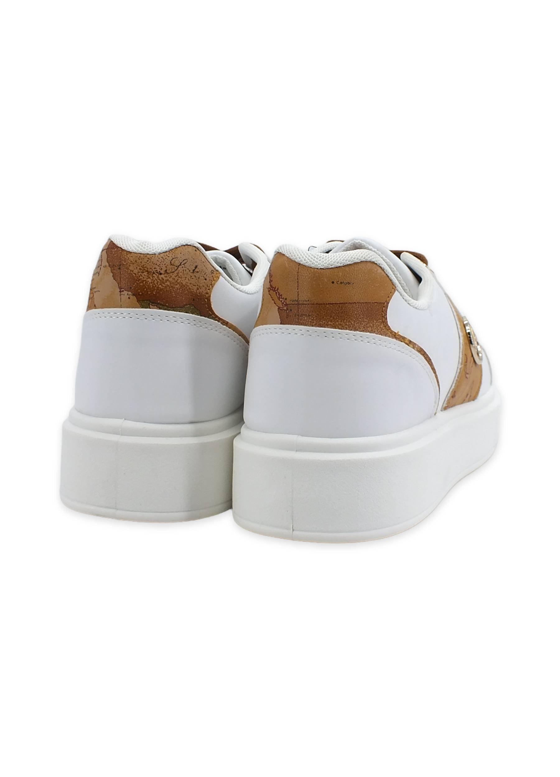 ALVIERO MARTINI 1° CLASSE Sneaker Banda Geo Donna White Z0393-201H - Sandrini Calzature e Abbigliamento