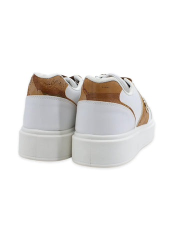 ALVIERO MARTINI 1° CLASSE Sneaker Banda Geo Donna White Z0393-201H - Sandrini Calzature e Abbigliamento