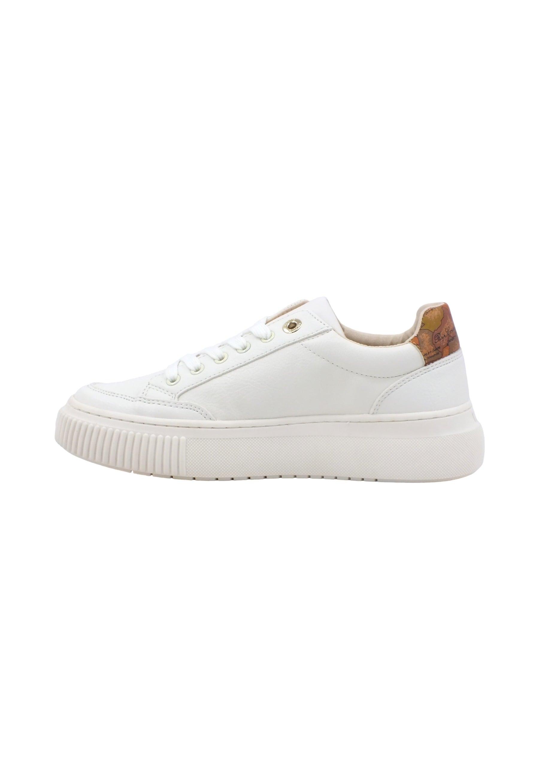 ALVIERO MARTINI 1° CLASSE Sneaker Borchie Donna White Beige Geo N1512-0289 - Sandrini Calzature e Abbigliamento