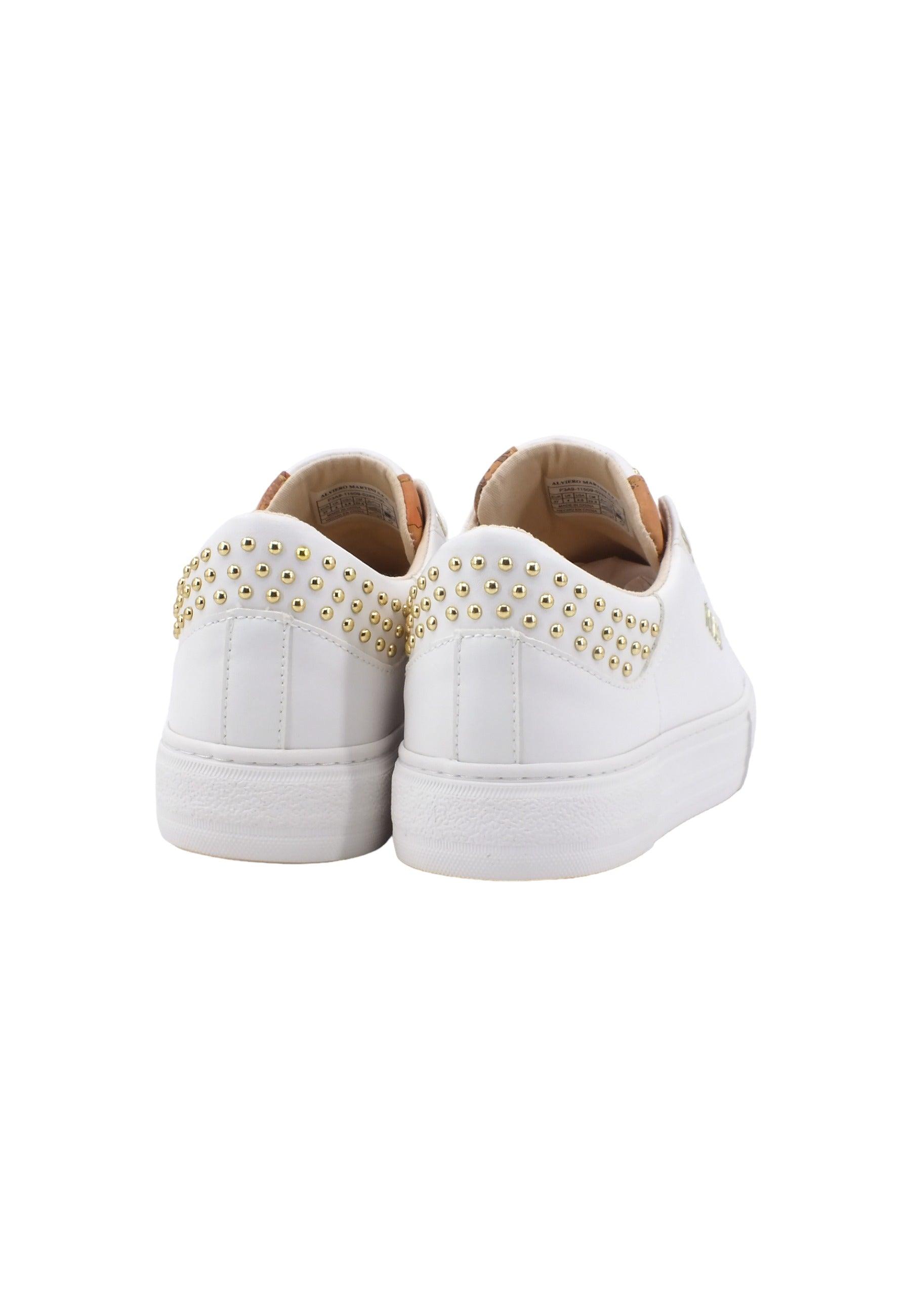 ALVIERO MARTINI 1° CLASSE Sneaker Borchie Donna White N1509-0289 - Sandrini Calzature e Abbigliamento