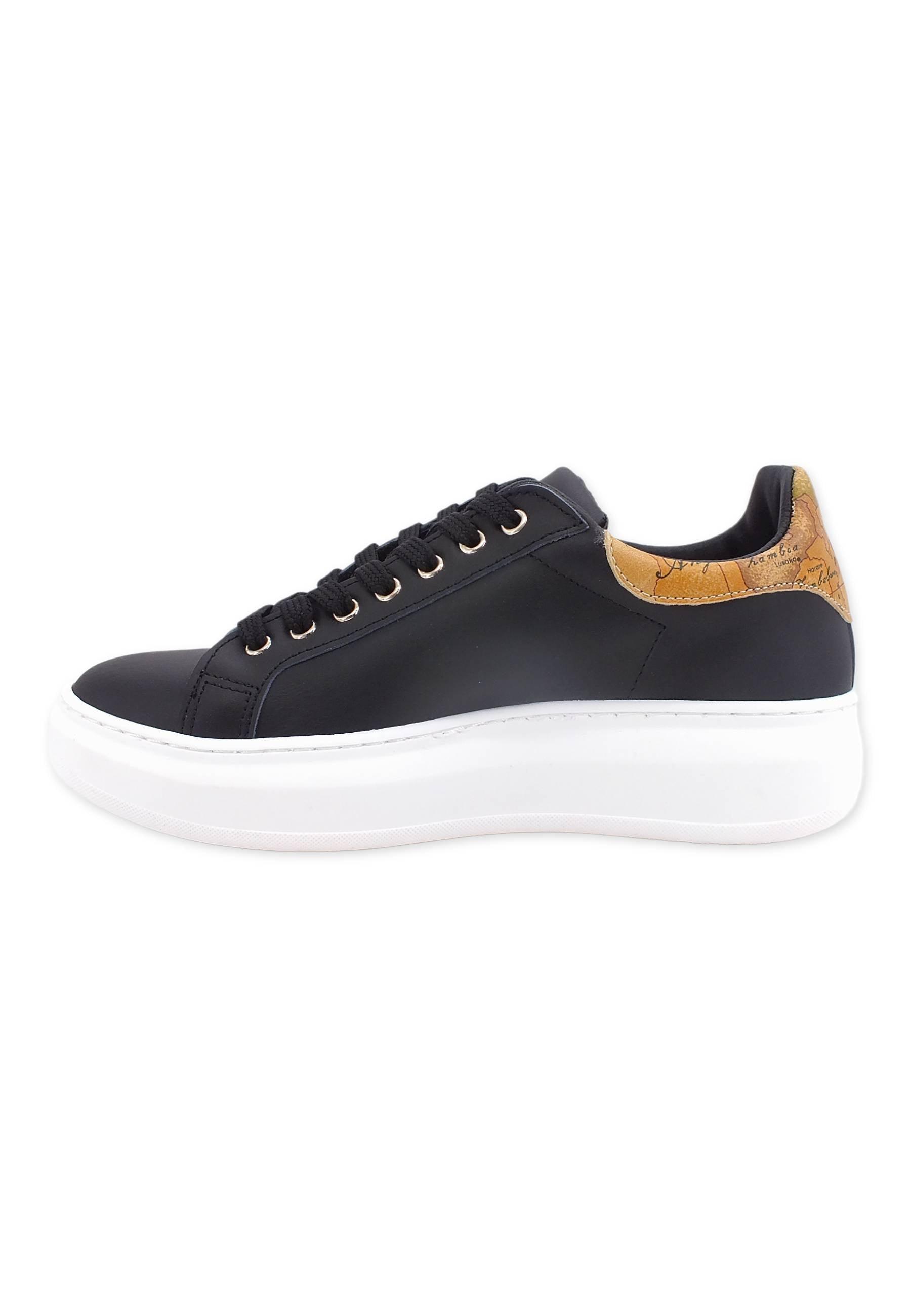 ALVIERO MARTINI 1° CLASSE Sneaker Donna Bande Geo Black Z0413-578P - Sandrini Calzature e Abbigliamento