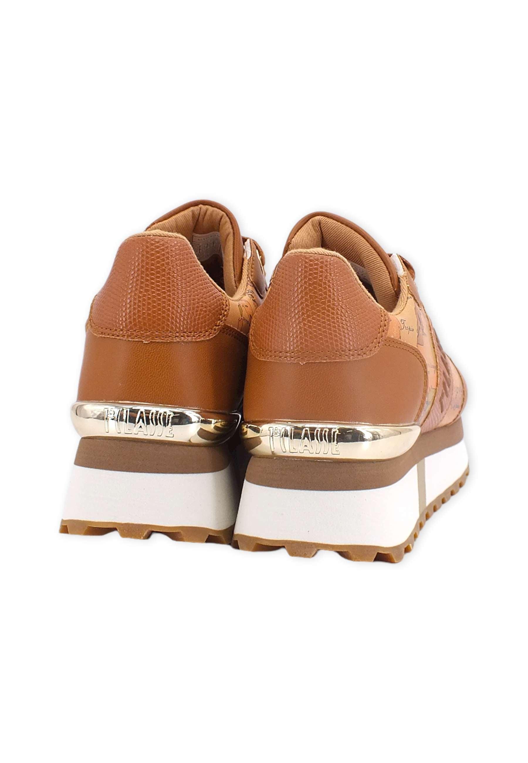 ALVIERO MARTINI 1° CLASSE Sneaker Donna Bande Geo Pyton Beige Geo N1320-0193 - Sandrini Calzature e Abbigliamento