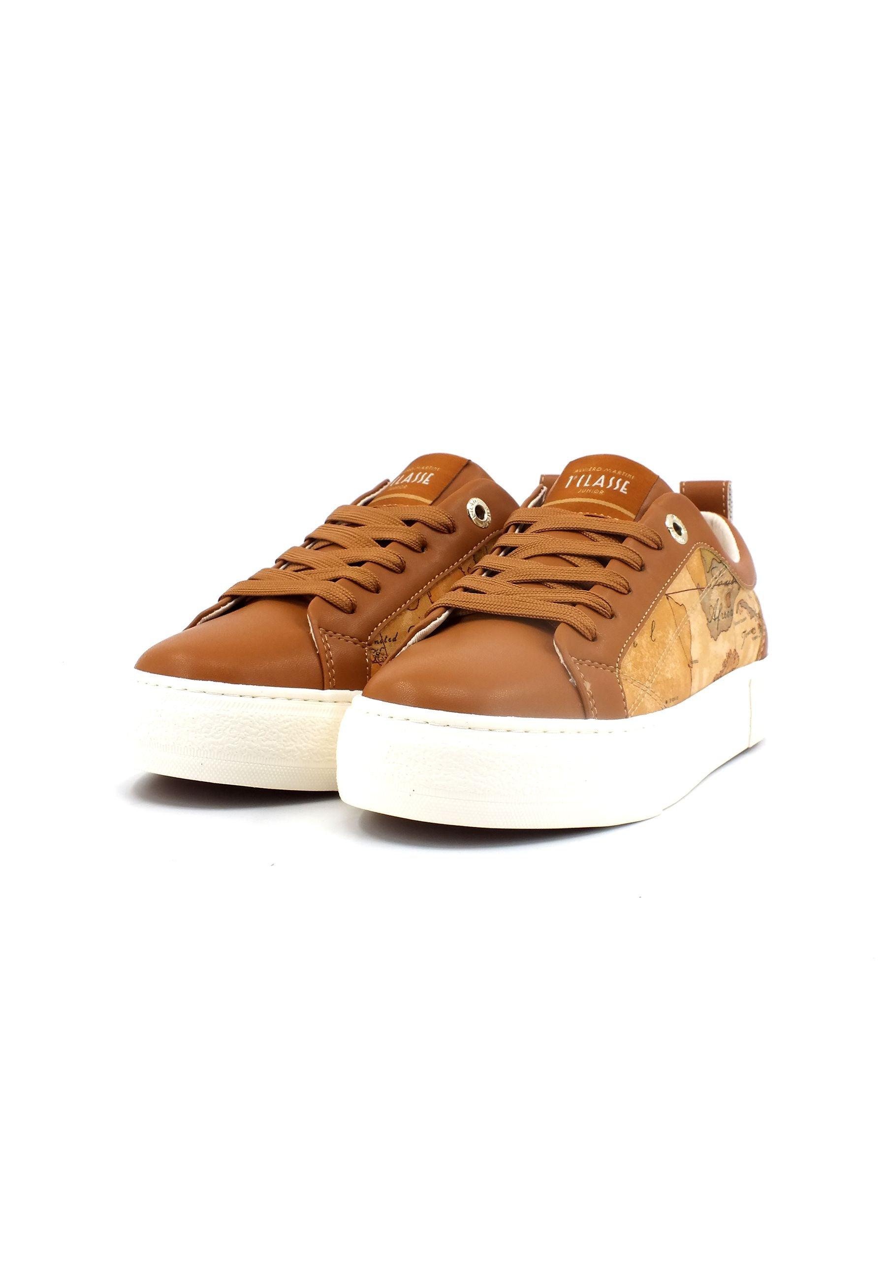 ALVIERO MARTINI 1° CLASSE Sneaker Donna Beige Geo N1496-0208 - Sandrini Calzature e Abbigliamento