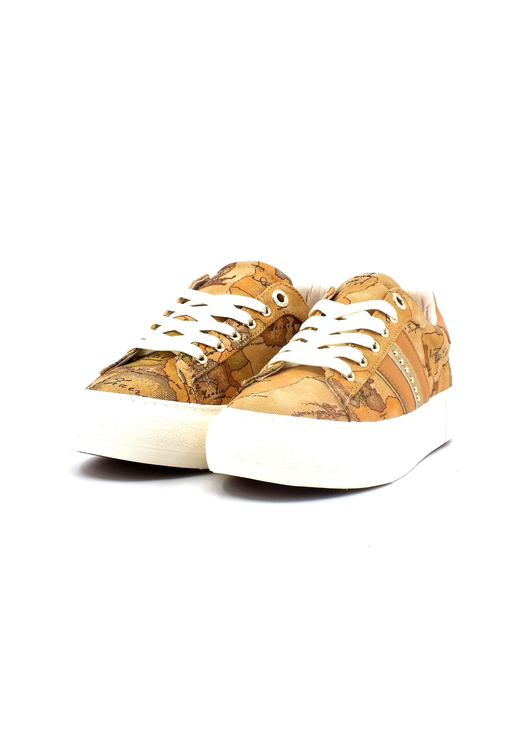 ALVIERO MARTINI 1° CLASSE Sneaker Donna Beige Geo N1505-0513 - Sandrini Calzature e Abbigliamento