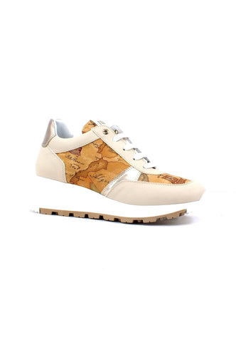 ALVIERO MARTINI 1° CLASSE Sneaker Donna Beige Geo N1588-1365 - Sandrini Calzature e Abbigliamento
