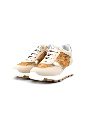 ALVIERO MARTINI 1° CLASSE Sneaker Donna Beige Geo N1588-1365 - Sandrini Calzature e Abbigliamento
