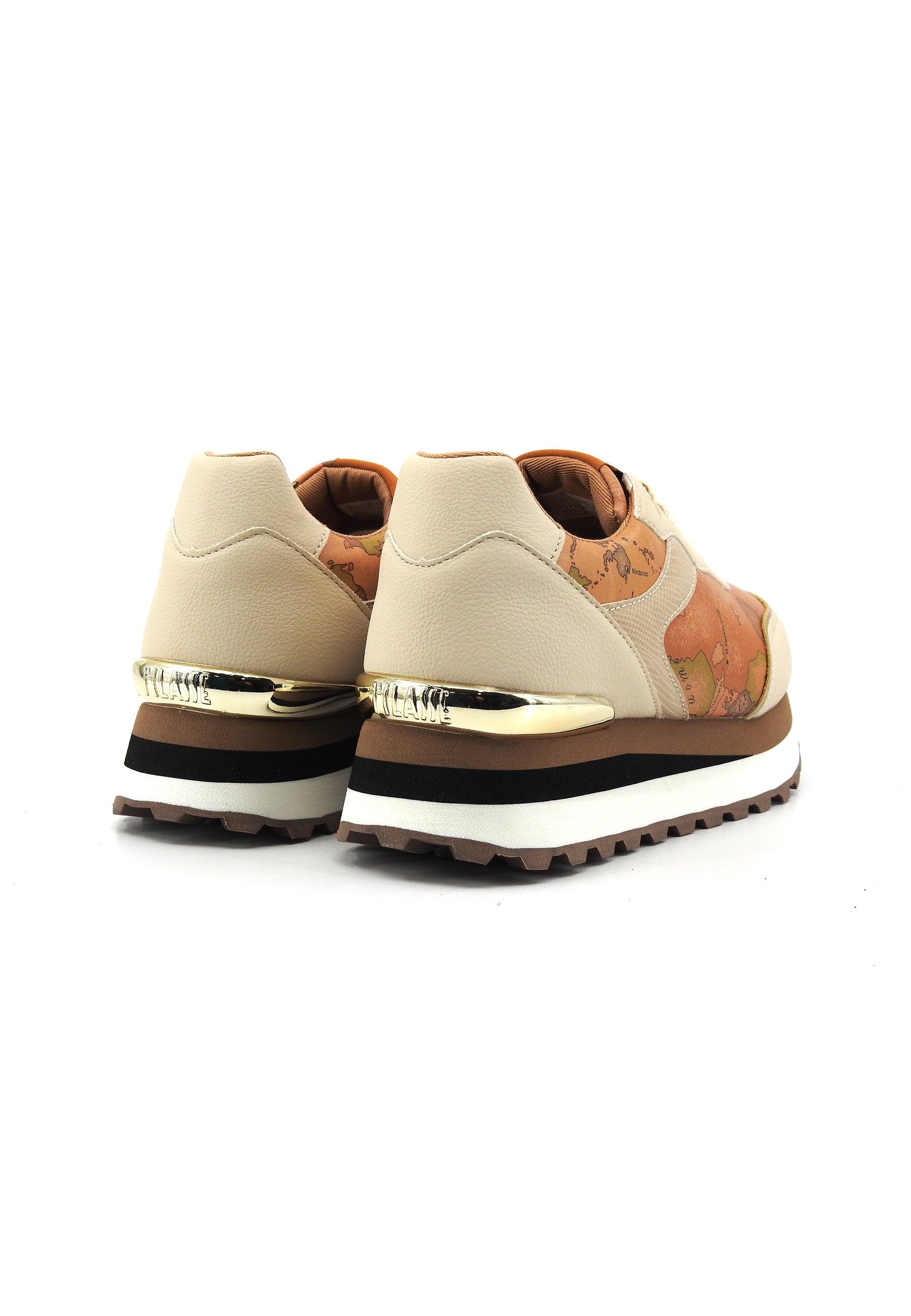 ALVIERO MARTINI 1° CLASSE Sneaker Donna Beige Geo N1690-0193 - Sandrini Calzature e Abbigliamento