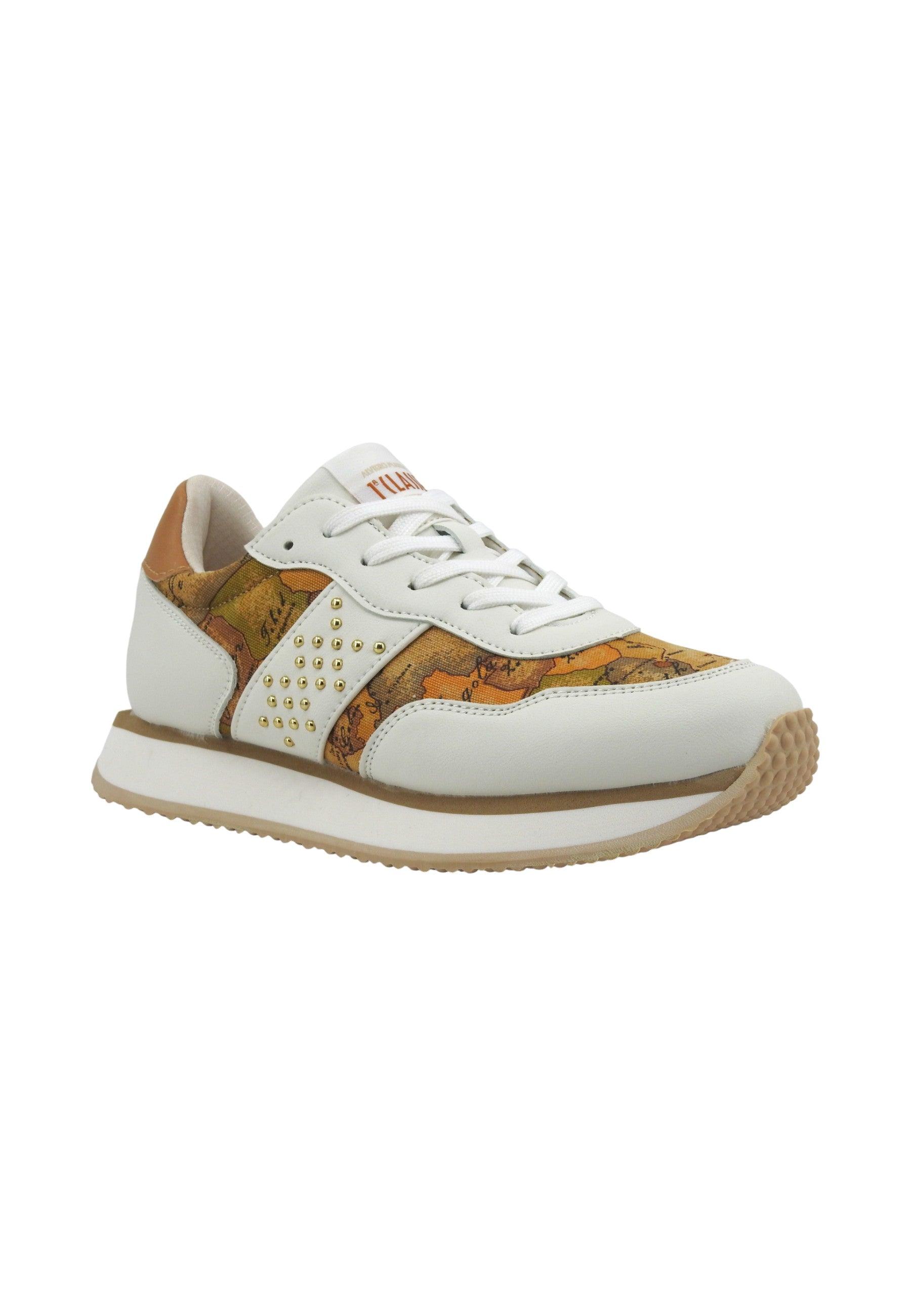 ALVIERO MARTINI 1° CLASSE sneaker Donna Bianco Geo Beige N1824-0208 - Sandrini Calzature e Abbigliamento