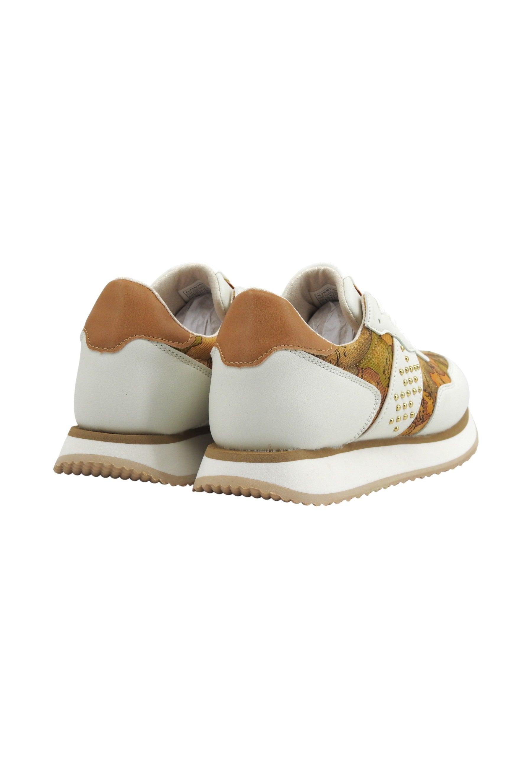 ALVIERO MARTINI 1° CLASSE sneaker Donna Bianco Geo Beige N1824-0208 - Sandrini Calzature e Abbigliamento